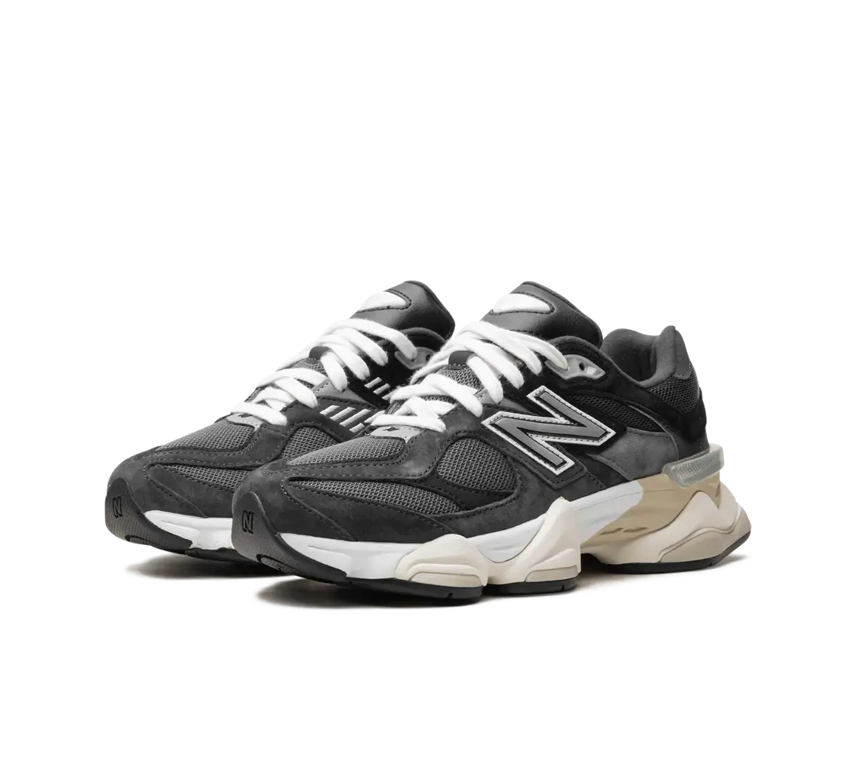 New Balance 9060 Black Phantom – Elegante Sneaker Clásico en Negro Distinguido