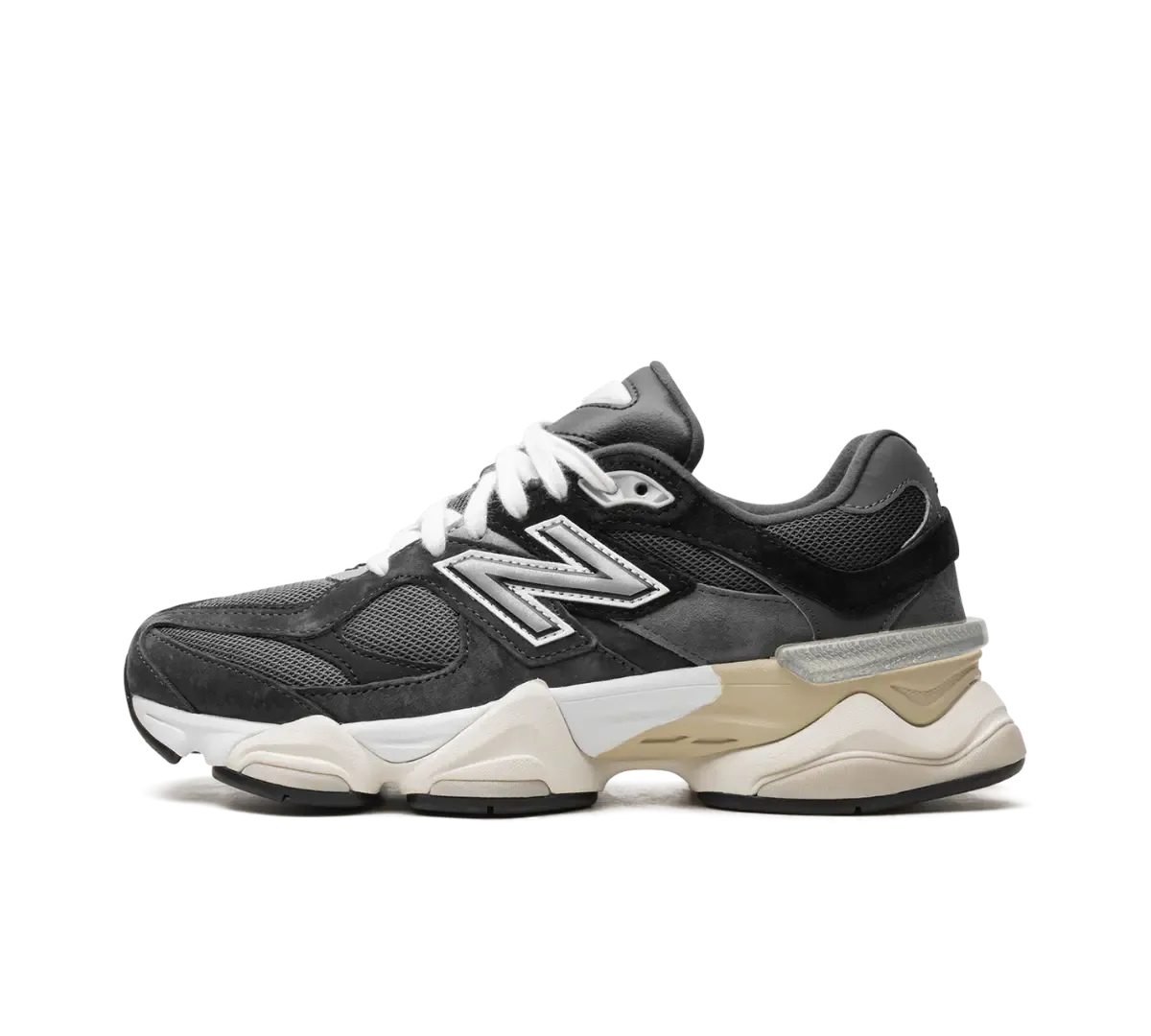 New Balance 9060 Black Phantom – Elegante Sneaker Clásico en Negro Distinguido